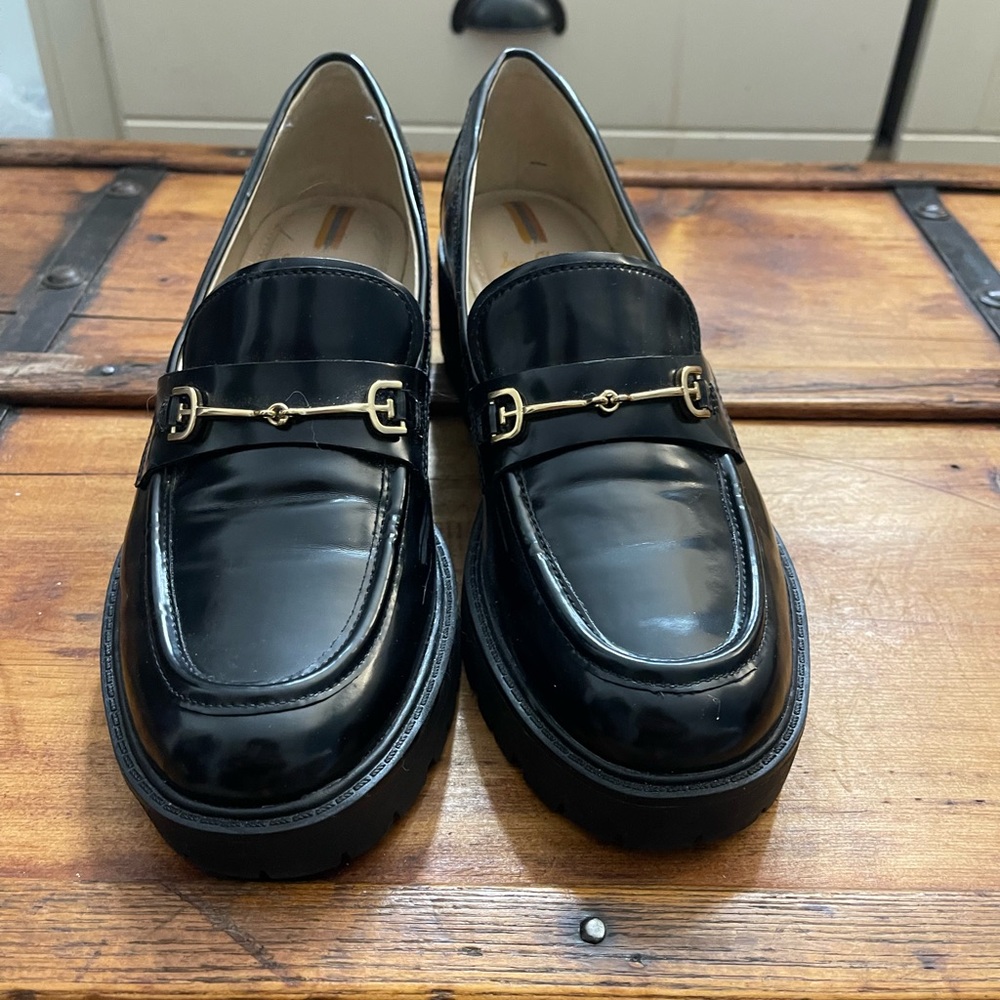 Sam Edelman Tully Black Box Calf Leather Loafer